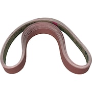 PFERD Coated Belt, Al/Oxd, 1"x42", 120 Grit, Coated, 1" W, 42" L, 120 Grit, Aluminum Oxide 49098